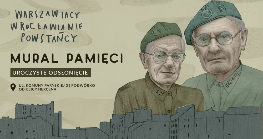 Uroczyste odsłonięcie muralu “WARSZAWIACY – POWSTAŃCY – WROCŁAWIANIE”