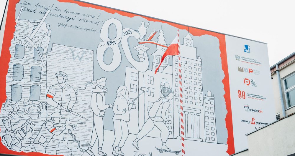 Historia Powstania Warszawskiego wymalowana w Choszcznie!