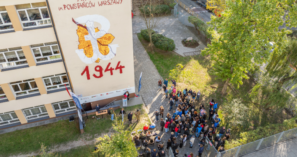 W Warszawie odsłoniliśmy nowy mural upamiętniający Powstanie Warszawskie!