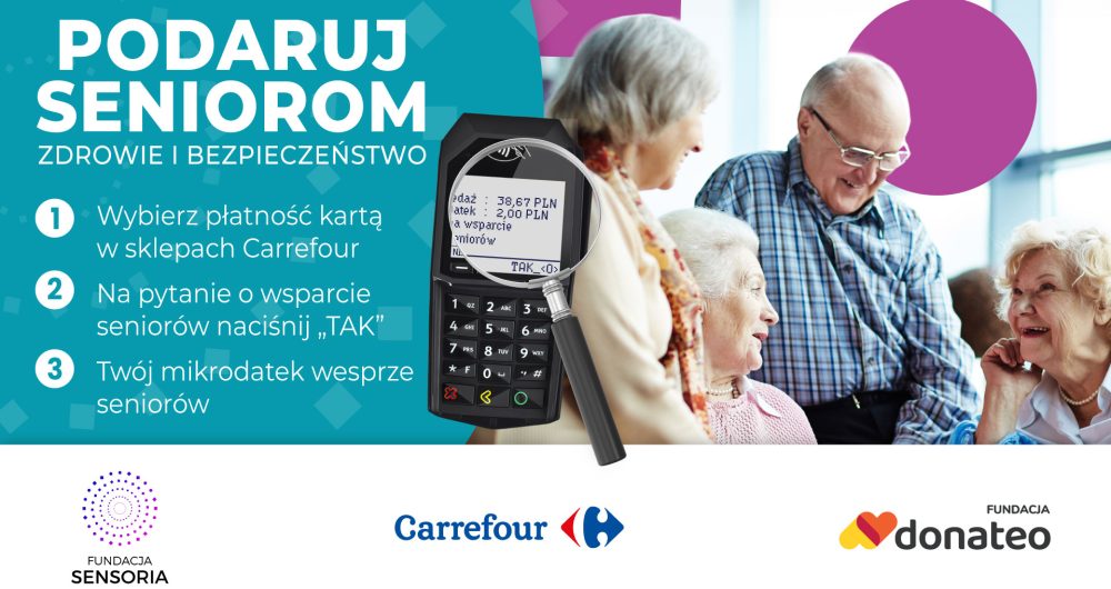 Podaruj seniorom zdrowie i bezpieczeństwo – wystarczy jeden klik przy kasie